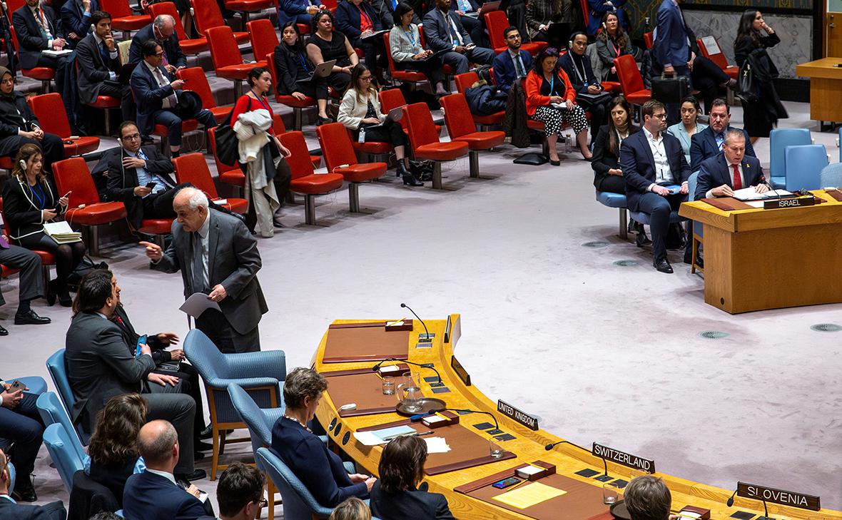 Арабские дипломаты покинули Совбез ООН во время выступления Израиля